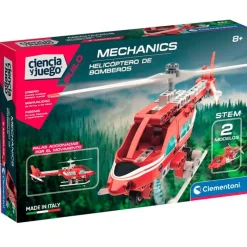 Ciencia y Juego Mechanics Helicóptero de Bomberos*CLEMENTONI Discount