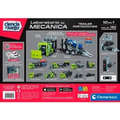 CLEMENTONI Juegos Y Juguetes Educativos-Ciencia y Juego Mechanics Trailer Portacoches