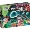 CLEMENTONI Juegos Y Juguetes Educativos-Ciencia y Juego Pack Minerales y Geodas