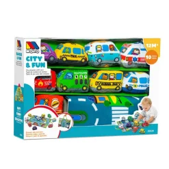 MOLTO Primera Infancia Y Preescolar-City & Fun Tapiz Juego con Coches