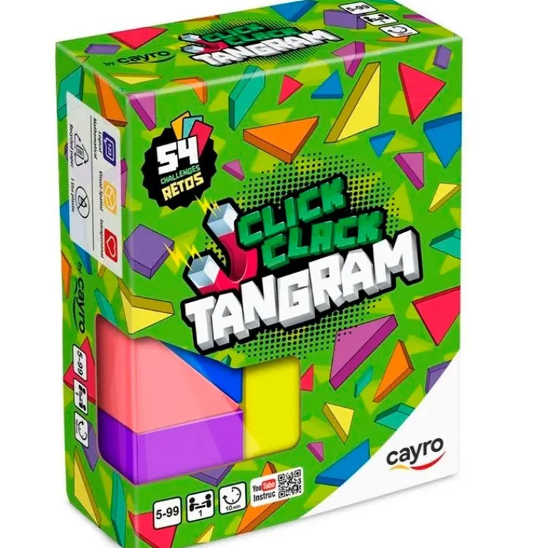 Click Clack Tangram Juego de Mesa*CAYRO Discount
