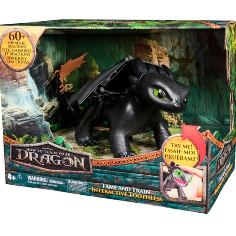 Cómo Entrenar a tu Dragón Desdentao Interactivo Doma y Entrena*SPIN MASTER Online