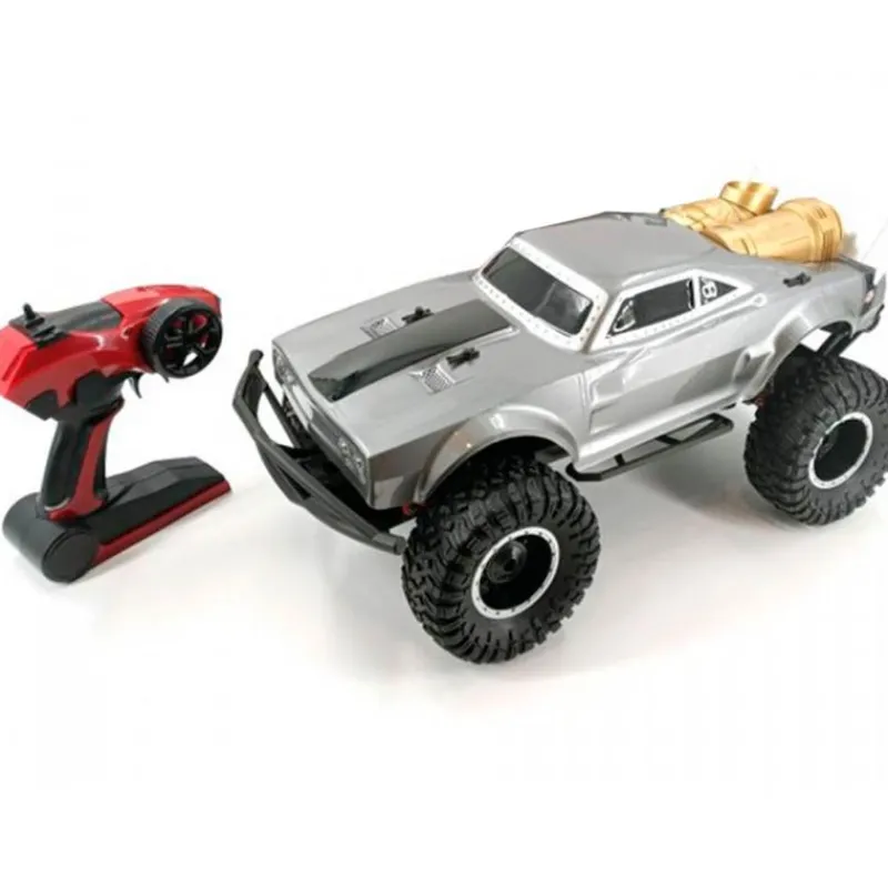 DRIM DISCOUNT Coches Radio Control (R/C)-Coche Crazy Western Plata R/C