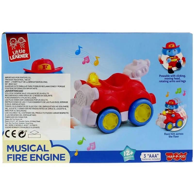Coche de Bombero con Elefante*DRIM DISCOUNT Outlet