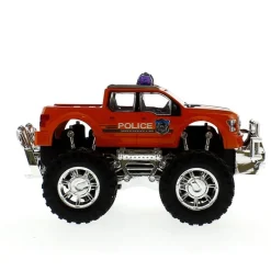 DRIM DISCOUNT Vehículos, Trenes Y Parkings-Coche de Juguete con Remolque Policía