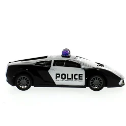 DRIM DISCOUNT Vehículos, Trenes Y Parkings-Coche de Juguete con Remolque Policía