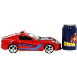 Coche Policía Rojo R/C a Escala 1:16*DRIM DISCOUNT Outlet