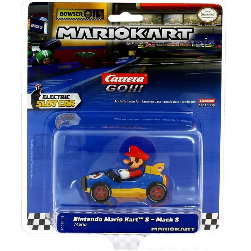 CARRERA Coches Slot-Coche Slot Mario Mach a escala 1:43