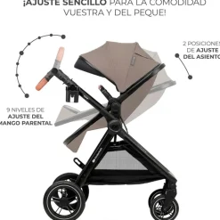 Cochecito 3 piezas Conver Esme Beige*KINDERKRAFT Outlet