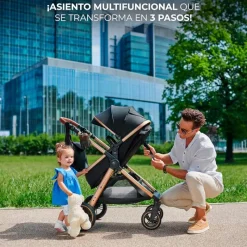 Cochecito 3 piezas Conver Esme Beige*KINDERKRAFT Outlet