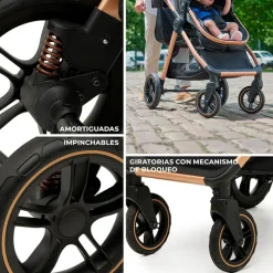 Cochecito 3 piezas Conver Esme Beige*KINDERKRAFT Outlet