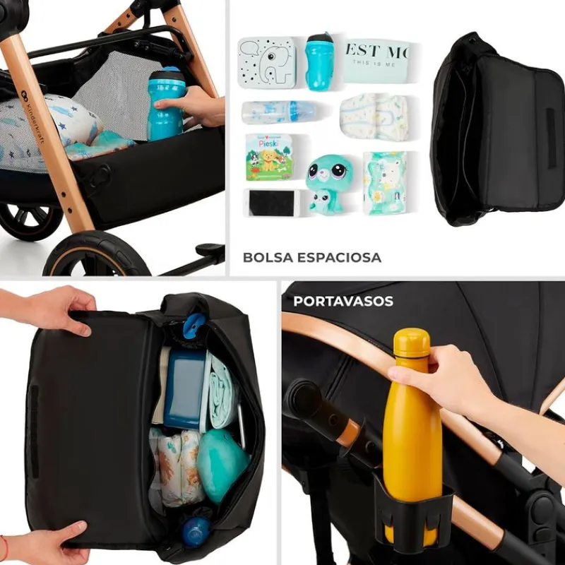 Cochecito 3 piezas Conver Esme Beige*KINDERKRAFT Outlet