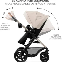 KINDERKRAFT Cochecitos De 3 Piezas-Cochecito 3 piezas Moov 2 Grey
