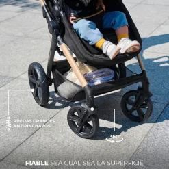 KINDERKRAFT Cochecitos De 3 Piezas-Cochecito 3 piezas Moov 2 Grey