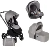 Cochecito 3 piezas Muum 4 Sweet Koos Isize Grey*JANE Hot