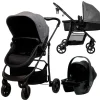 ASALVO Cochecitos De 3 Piezas-Cochecito 3 piezas Porto Antracita