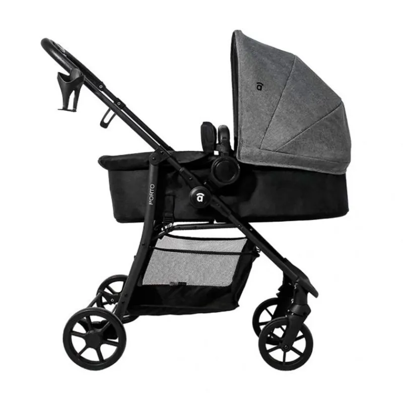 ASALVO Cochecitos De 3 Piezas-Cochecito 3 piezas Porto Antracita