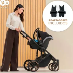 KINDERKRAFT Cochecitos De 3 Piezas-Cochecito 3 piezas Prime 2 Isize Green