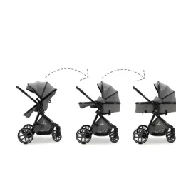 Cochecito 3 piezas Sidney 2 Rosa*ASALVO Best