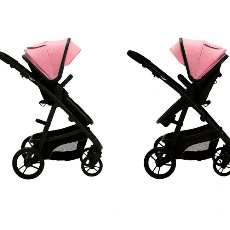 Cochecito 3 piezas Two+ 2 Negro*ASALVO Online