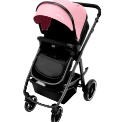 ASALVO Cochecitos De 3 Piezas-Cochecito 3 piezas Two+ 2 Rosa