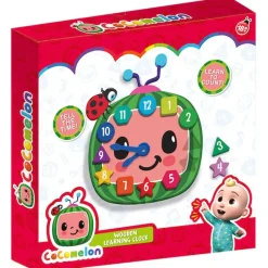 SELECCION DRIM Juegos De Madera-Cocomelon Reloj Madera