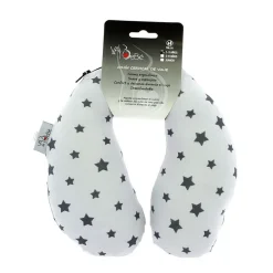 Cojín cervical viaje T1 Estrellas gris ( 1 a 3 años)*VADEBEBE Discount
