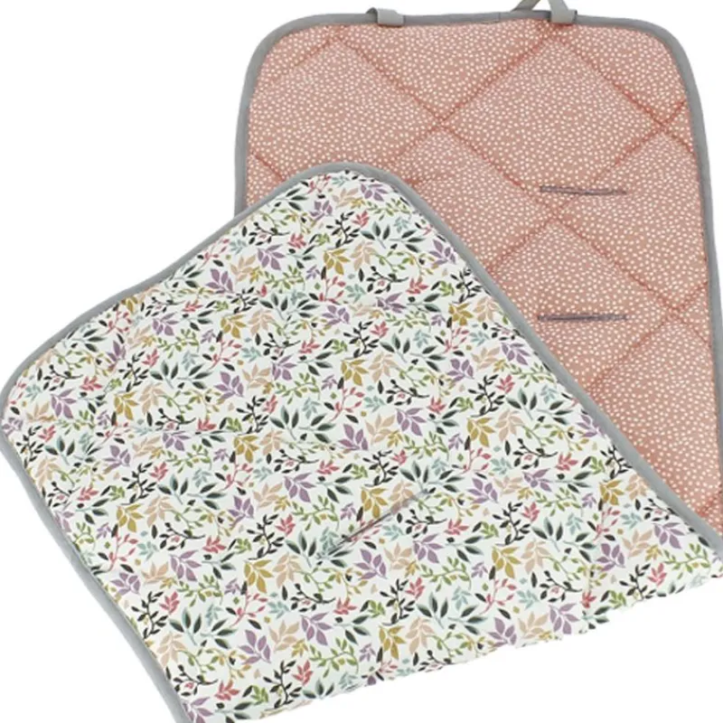 Colchoneta reversible Flor Arageo*VADEBEBE Hot