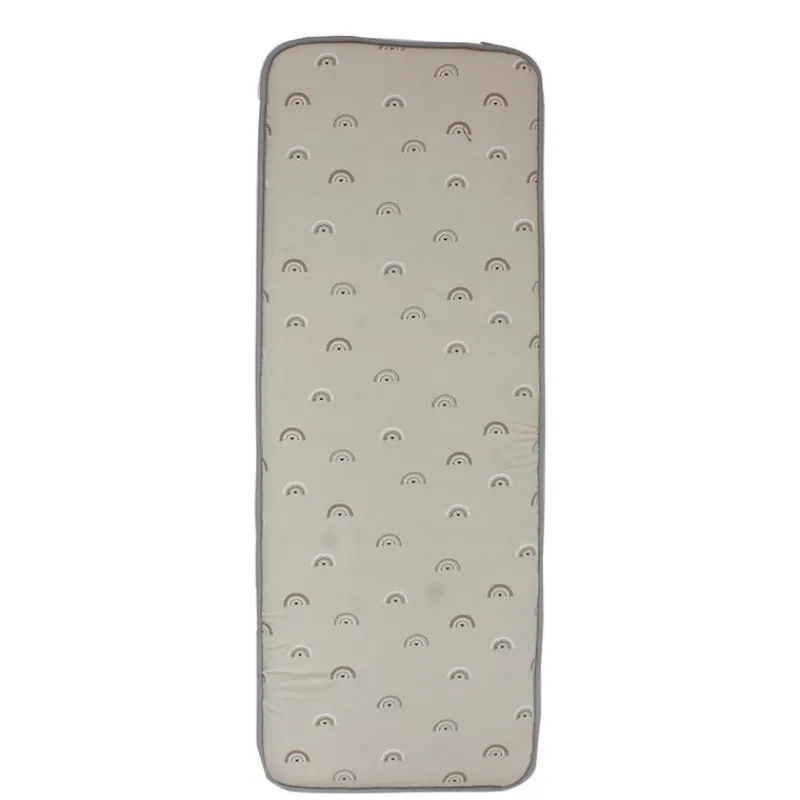 VADEBEBE Sacos Y Colchonetas-Colchoneta Visco Algodon Arcoiris Rosa