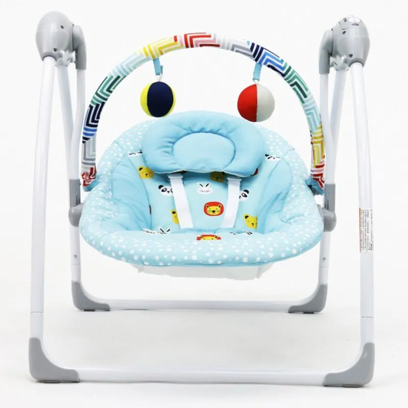 ASALVO Columpios Para Bebés-Columpio musical Swing Blue