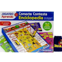 CLEMENTONI Juegos De Mesa|Juegos Y Juguetes Educativos-Conecta-Contesta Enciclopedia