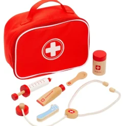 MOLTO Juegos De Madera|Juegos Y Juguetes De Imitación-Conjunto de Doctor de Madera