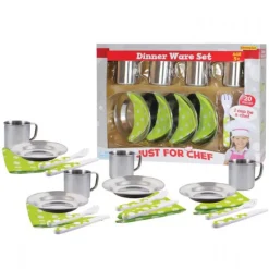 DRIM DISCOUNT Juegos Y Juguetes De Imitación-Conjunto Infantil Cocina 20 pzs