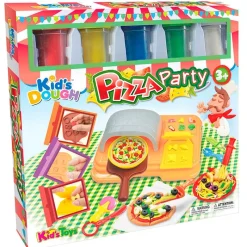 DRIM DISCOUNT Manualidades-Conjunto Plastilina Pizza Party