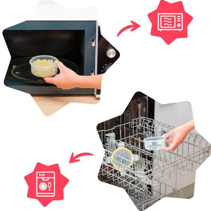 Contenedor de 3 uds de 300ml*BADABULLE Hot