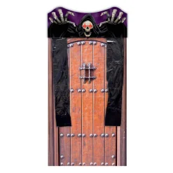 FIESTAS GUIRCA Halloween-Cortina Esqueleto con Luz