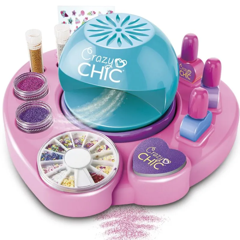 CLEMENTONI Juegos Y Juguetes De Imitación-Crazy Chic Cool Nail Art Estudio de Uñas