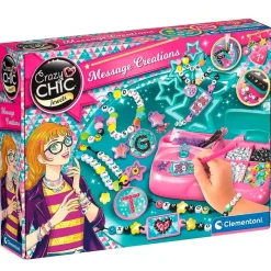 CLEMENTONI Manualidades-Crazy Chic Fábrica Pulseras Mensajes