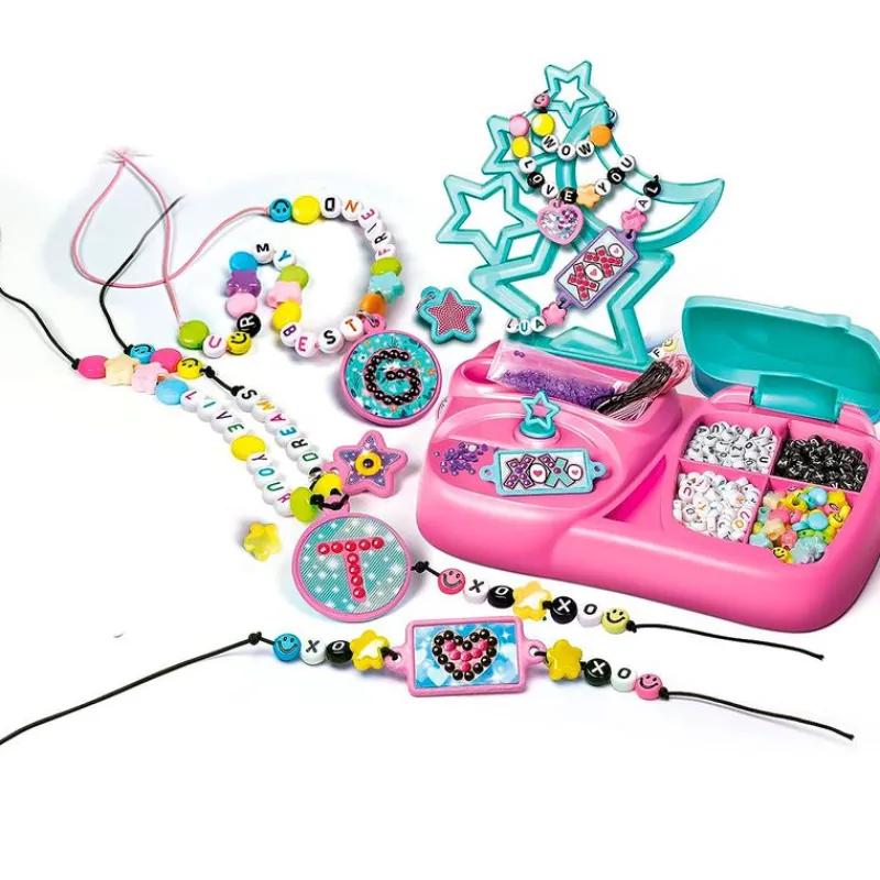 CLEMENTONI Manualidades-Crazy Chic Fábrica Pulseras Mensajes