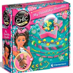 CLEMENTONI Manualidades-Crazy Chic Pack Brazaletes Friends