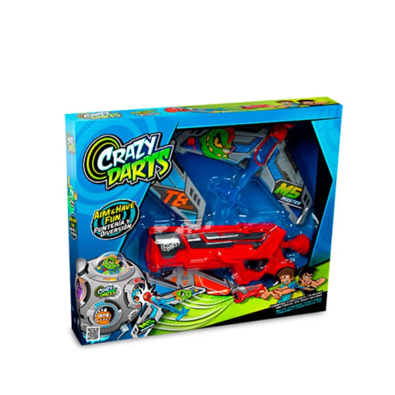 GIRO TOYS Juegos Y Juguetes De Imitación-Crazy Darts lanzador