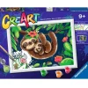 CreArt Pintar x Números Perezoso con Cría*RAVENSBURGER