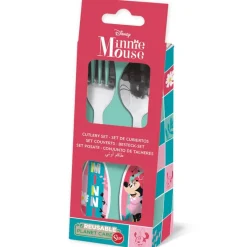 Cubiertos infantiles Minnie Metal*STOR Discount
