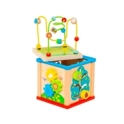 Cubo actividades Madera*MOLTO Discount