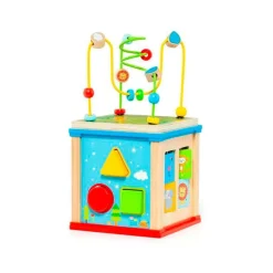 Cubo actividades Madera*MOLTO Discount