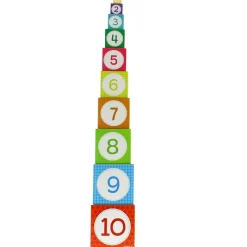 GOULA Primera Infancia Y Preescolar|Puzzles Y Construcciones-Cubos Apilables Bosque