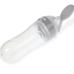 KIOKIDS Vajillas Infantiles-Cuchara dispensadora papilla Gris