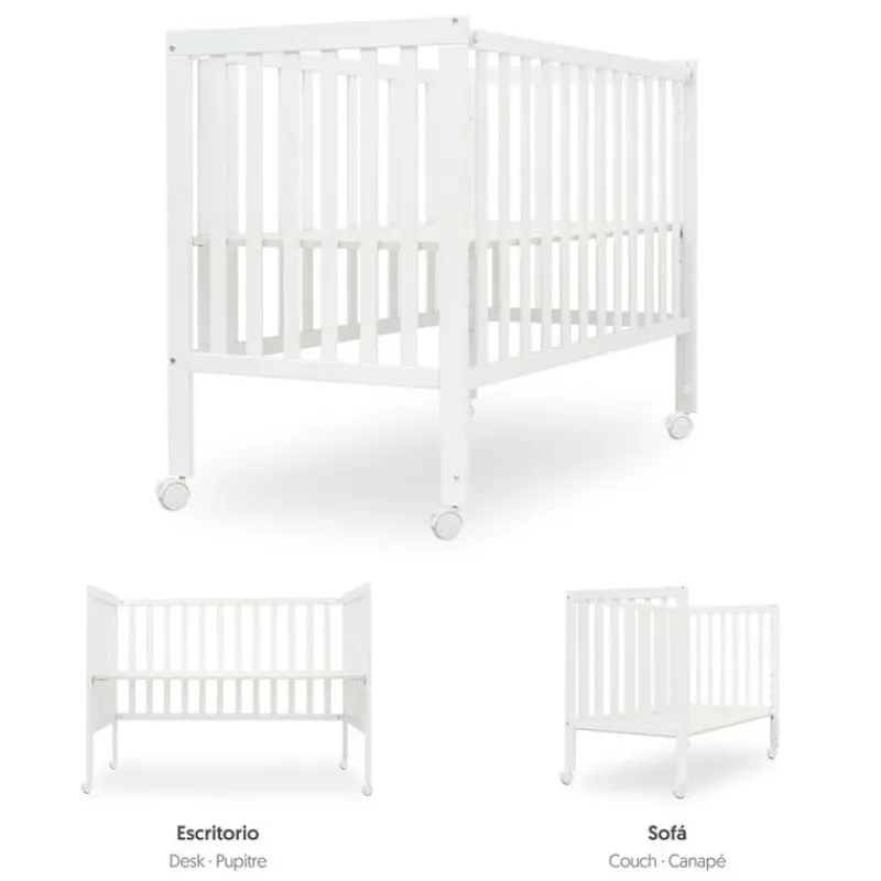 Cuna colecho convertible en escritorio*INTERBABY