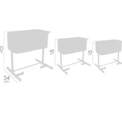 DECUEVAS Juegos Y Juguetes De Imitación-Cuna de Muñecas Duerme Conmigo Sophie Ajustable