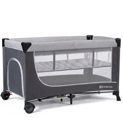 Cuna de viaje 2 alturas Leody Gris*KINDERKRAFT Clearance
